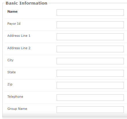 Patient Insurance - Selectable Payor: Basic Information